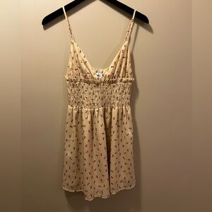 Princess Polly Rose Floral Print Cream Dress
